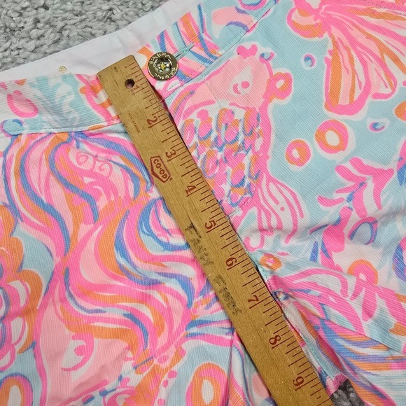 Lilly Pulitzer Buttercup Shorts Womens 00 Scalloped Hem Beach Resort Vacation - Picture 11 of 14